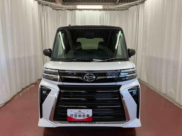 タントカスタムRSひょう害車 元試乗車 1オーナー ターボ 両側電動スライドドア アイドリングストップ 電動格納ミラー シートヒーター オートマチック LEDヘッドランプ オートライト スマートキー プッシュスタート(長崎県)の中古車