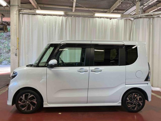 タントカスタムＸ下取車　ナビ　ブルートゥース　ＥＴＣ　ドライブレコーダー　バックカメラ　衝突被害軽減システム　車線逸脱防止　両側電動スライドドア　ベンチシート　シートヒーター　スマートキー　プッシュスタート（長崎県）の中古車