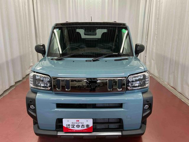 タフトＧ　ダーククロムベンチャー元試乗車　１オ−ナ−　アダプティブクルーズコントロール　オートマチックハイビーム　ＬＥＤヘッドランプ　レーンキープアシスト　アイドリングストップ　電動格納ミラー　記録簿　スマートキー　ガラスルーフ（長崎県）の中古車