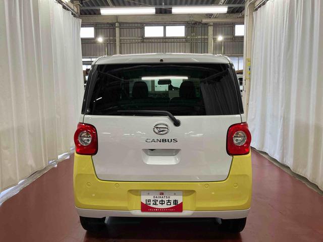 ムーヴキャンバスストライプスＧ届出済未使用車　元展示車　アイドリングストップ　禁煙　スマートキー　プッシュスタート　シートヒーター　１オーナー車　ＬＥＤヘッドランプ　車線逸脱警報　ベンチシート　オートマチックハイビーム（長崎県）の中古車