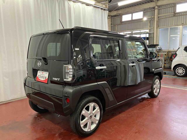 タフトG元試乗車 衝突被害軽減システム アダプティブクルーズコントロール シートヒーター ガラスルーフ スマートキー プッシュスタート 車線逸脱防止 アイドリングストップ LEDヘッドランプ オートライト(長崎県)の中古車