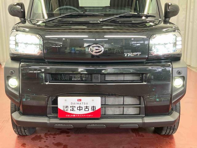 タフトG元試乗車 衝突被害軽減システム アダプティブクルーズコントロール シートヒーター ガラスルーフ スマートキー プッシュスタート 車線逸脱防止 アイドリングストップ LEDヘッドランプ オートライト(長崎県)の中古車