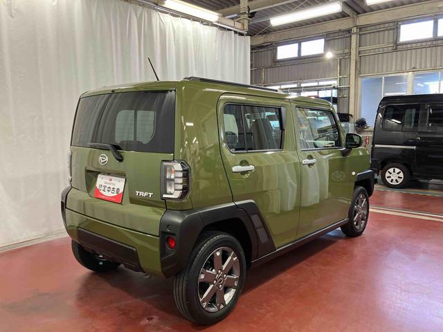 タフトGターボ1オーナー ターボ 衝突被害軽減システム 誤発進抑制装置 アダプティブクルーズコントロール LEDヘッドランプ オートライト オートマチックハイビーム スマートキー シートヒーター 電動格納ミラー(長崎県)の中古車