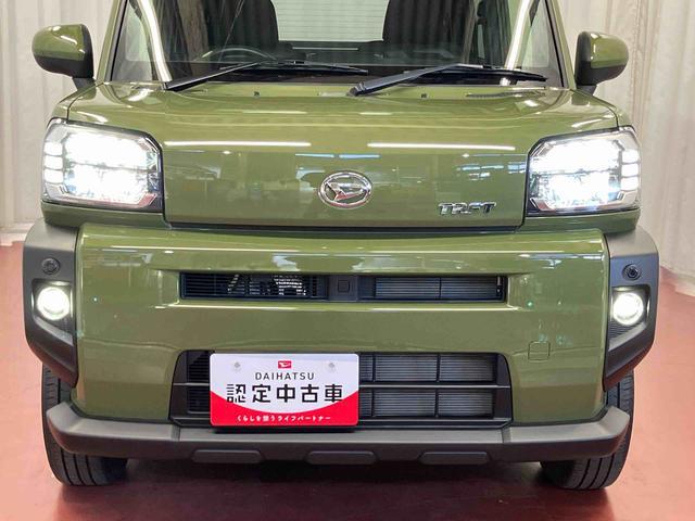 タフトGターボ1オーナー ターボ 衝突被害軽減システム 誤発進抑制装置 アダプティブクルーズコントロール LEDヘッドランプ オートライト オートマチックハイビーム スマートキー シートヒーター 電動格納ミラー(長崎県)の中古車