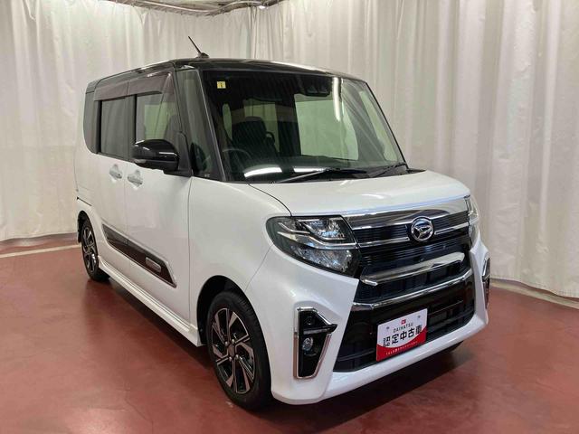 タントカスタムＸスタイルセレクション下取車　９インチナビ　ブルートゥース　ドライブレコーダー　パノラマモニター　衝突被害軽減システム　ブレーキサポート　レーンキープ　シートヒータ　スマートキー　両側電動スライドドア　ＬＥＤヘッドランプ（長崎県）の中古車