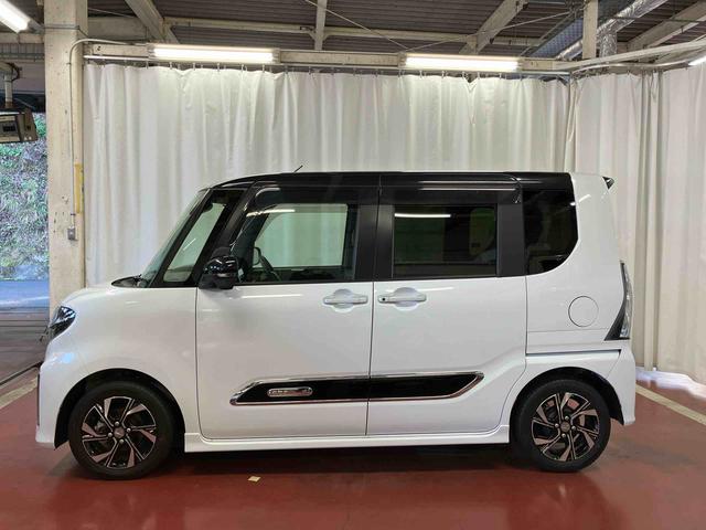 タントカスタムＸスタイルセレクション下取車　９インチナビ　ブルートゥース　ドライブレコーダー　パノラマモニター　衝突被害軽減システム　ブレーキサポート　レーンキープ　シートヒータ　スマートキー　両側電動スライドドア　ＬＥＤヘッドランプ（長崎県）の中古車