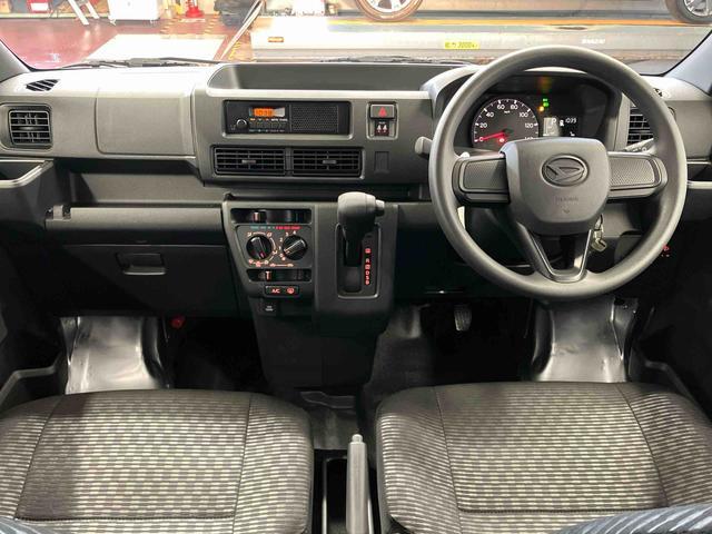 ハイゼットカーゴDX届出済未使用車 元展示車 禁煙 衝突被害軽減システム レーンキープアシスト 衝突安全ボディ キーレス 両側スライドドア ESC オートライト ABS 運転席エアバッグ 助手席エアバッグ(長崎県)の中古車