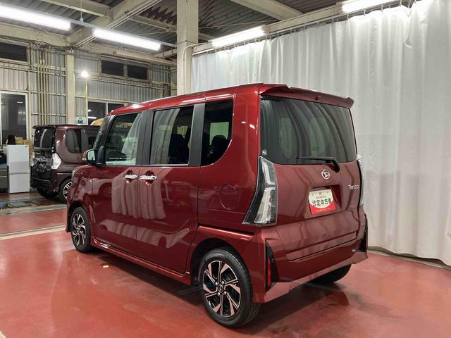 タントカスタムＸ元試乗車　ディスプレイオーディオ　ブルートゥース　ドライブレコーダー　バックモニター　衝突被害軽減システム　車線逸脱防止　スマートキー　シートヒーター　両側電動スライドドア　ＬＥＤヘッドランプ（長崎県）の中古車