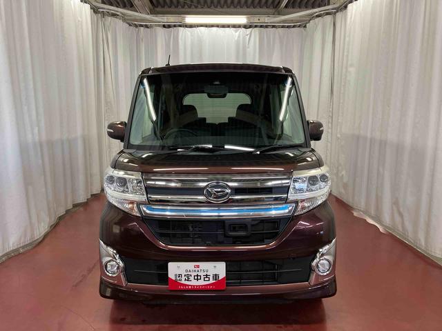 タントカスタムRS トップエディションSAII下取車 ターボ ナビ ブルートゥース ETC バックモニター 衝突被害軽減システム VSC 誤発進抑制 両側電動スライドドア 横滑防止 スマートキー LEDヘッドランプ オートライト ベンチシート(長崎県)の中古車