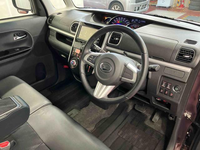 タントカスタムRS トップエディションSAII下取車 ターボ ナビ ブルートゥース ETC バックモニター 衝突被害軽減システム VSC 誤発進抑制 両側電動スライドドア 横滑防止 スマートキー LEDヘッドランプ オートライト ベンチシート(長崎県)の中古車