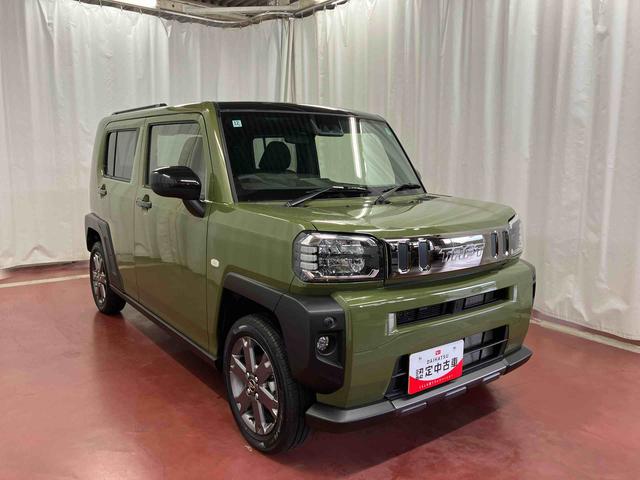 タフトG ダーククロムベンチャー元試乗車 衝突被害軽減システム レーンキープアシスト ガラスルーフ シートヒーター アイドリングストップ LEDヘッドランプ オートマチックハイビーム 電動格納ミラー スマートキー 衝突安全ボディ(長崎県)の中古車