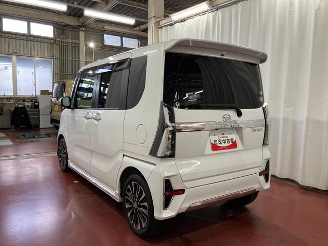 タントカスタムＲＳセレクション下取車　ターボ　ナビ　パノラマモニター　ドライブレコーダー　衝突被害軽減システム　レーンキープアシスト　ＥＴＣ　アダプティブクルーズコントロール　シートヒーター　両側電動スライドドア（長崎県）の中古車