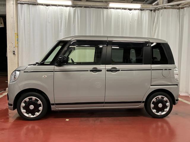 ムーヴキャンバスＧブラックアクセントリミテッド　ＳＡIII下取車　ナビ　パノラマモニター　ドライブレコーダー　両側電動スライドドア　衝突被害軽減システム　フルセグＴＶ　Ｂｌｕｅｔｏｏｔｈ　ＤＶＤ　ＬＥＤヘッドライト　スマートキー　プッシュスタート（長崎県）の中古車