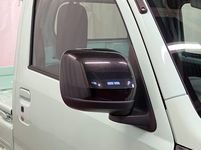 ハイゼットトラックＥＸＴ届出済未使用車　元展示車　２ＷＤ　ＣＶＴ車　禁煙車　衝突被害軽減システム　レーンキープアシスト　オートマチックハイビーム　運転席エアバッグ　プッシュスタート　スマートキー　電動格納ドアミラー（長崎県）の中古車