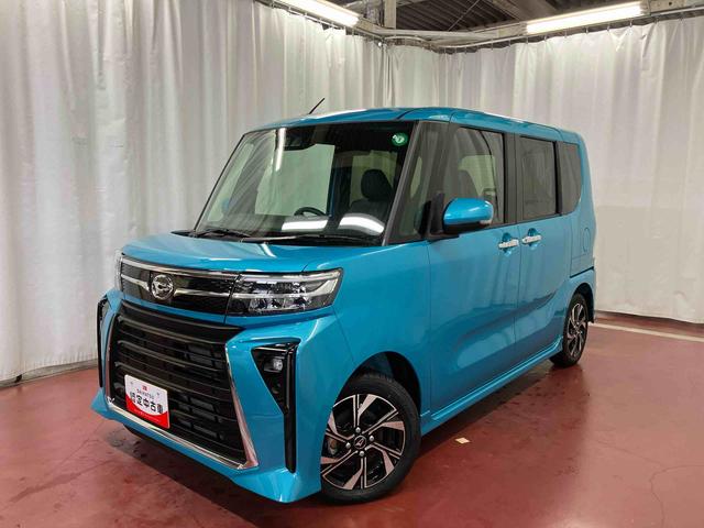 タントカスタムＸ元試乗車　衝突被害軽減システム　車線逸脱防止　スマートキー　シートヒーター　両側電動スライドドア　ＬＥＤヘッドランプ　オートライト　オートマチックハイビーム　電動格納ミラー　衝突安全ボディ（長崎県）の中古車