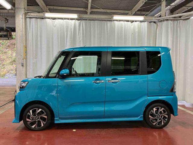 タントカスタムＸ元試乗車　衝突被害軽減システム　車線逸脱防止　スマートキー　シートヒーター　両側電動スライドドア　ＬＥＤヘッドランプ　オートライト　オートマチックハイビーム　電動格納ミラー　衝突安全ボディ（長崎県）の中古車