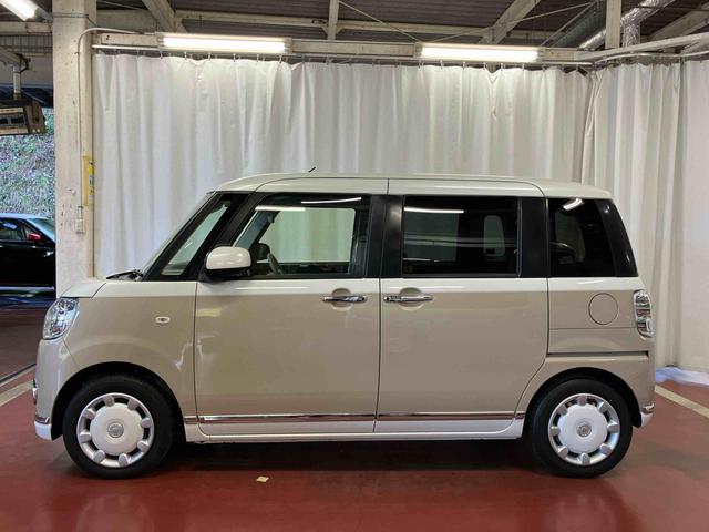 ムーヴキャンバスＸメイクアップリミテッド　ＳＡIII下取車　ナビ　パノラマカメラ　衝突被害軽減システム　ＥＴＣ　スマートキー　プッシュスタート　オートライト　オートマチックハイビーム　電動格納ミラー　ベンチシート　運転席エアバッグ　助手席エアバッグ（長崎県）の中古車