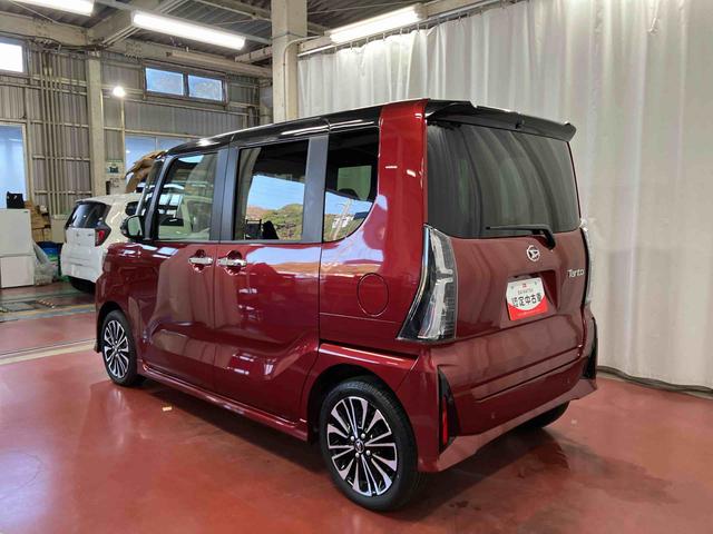 タントカスタムRS元試乗車 ターボ 両側電動スライドドア レーンキープアシスト アイドリングストップ 電動格納ミラー シートヒーター オートマチックハイビーム LEDヘッドランプ 1オーナー オートライト スマートキー(長崎県)の中古車