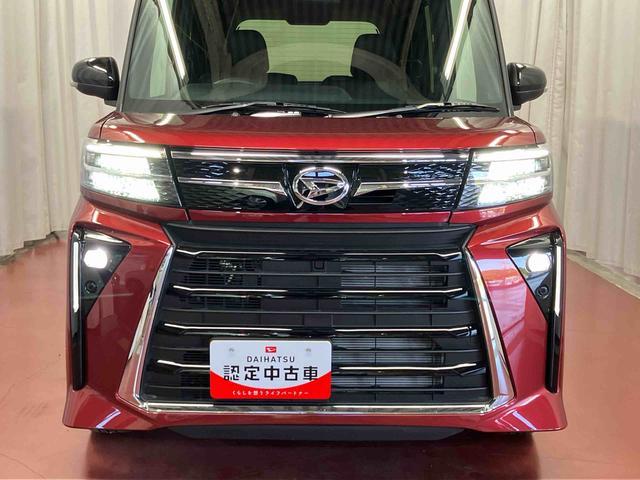 タントカスタムRS元試乗車 ターボ 両側電動スライドドア レーンキープアシスト アイドリングストップ 電動格納ミラー シートヒーター オートマチックハイビーム LEDヘッドランプ 1オーナー オートライト スマートキー(長崎県)の中古車