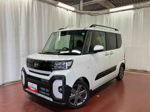 タントファンクロスターボ元試乗車　ターボ　電動格納ミラー　ＬＥＤヘッドランプ　シートヒーター　衝突被害軽減システム　スマートキー　アイドリングストップ　車線逸脱警報　１オーナー　オートライト　オートマチックハイビーム（長崎県）の中古車