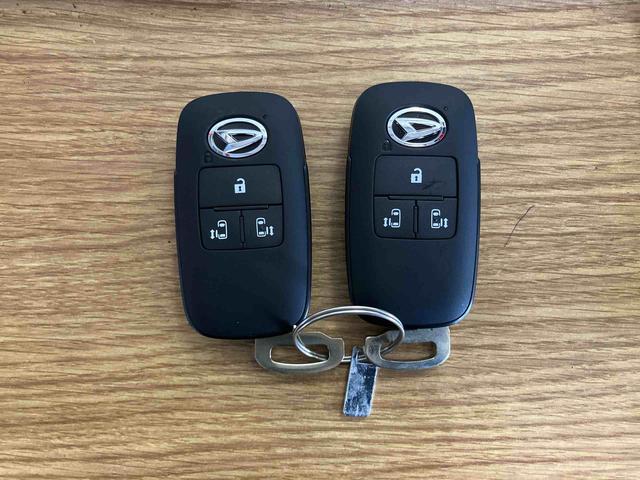 タントファンクロスターボ元試乗車　ターボ　電動格納ミラー　ＬＥＤヘッドランプ　シートヒーター　衝突被害軽減システム　スマートキー　アイドリングストップ　車線逸脱警報　１オーナー　オートライト　オートマチックハイビーム（長崎県）の中古車