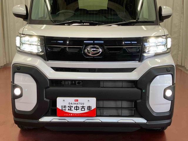 タントファンクロスターボ元試乗車　ターボ　電動格納ミラー　ＬＥＤヘッドランプ　シートヒーター　衝突被害軽減システム　スマートキー　アイドリングストップ　車線逸脱警報　１オーナー　オートライト　オートマチックハイビーム（長崎県）の中古車