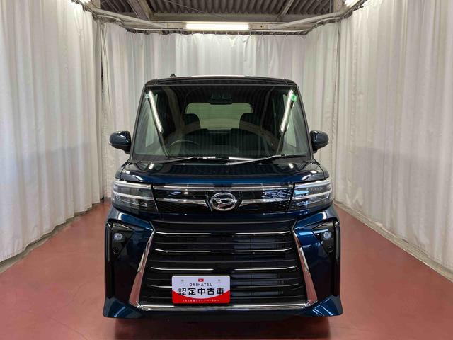 タントカスタムX元試乗車 衝突被害軽減システム 車線逸脱防止 アイドリングストップ LEDヘッドランプ オートライト シートヒーター 両側電動スライドドア スマートキー プッシュスタート オートマチックハイビーム(長崎県)の中古車