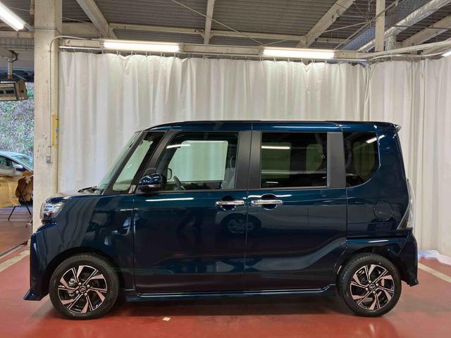 タントカスタムX元試乗車 衝突被害軽減システム 車線逸脱防止 アイドリングストップ LEDヘッドランプ オートライト シートヒーター 両側電動スライドドア スマートキー プッシュスタート オートマチックハイビーム(長崎県)の中古車