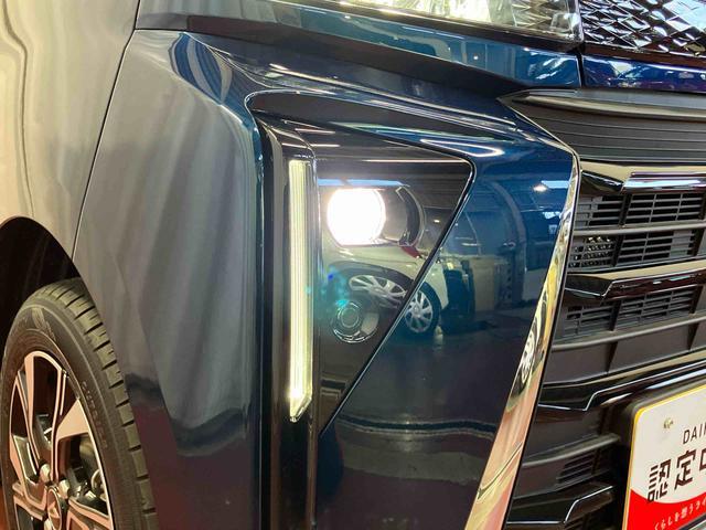 タントカスタムX元試乗車 衝突被害軽減システム 車線逸脱防止 アイドリングストップ LEDヘッドランプ オートライト シートヒーター 両側電動スライドドア スマートキー プッシュスタート オートマチックハイビーム(長崎県)の中古車