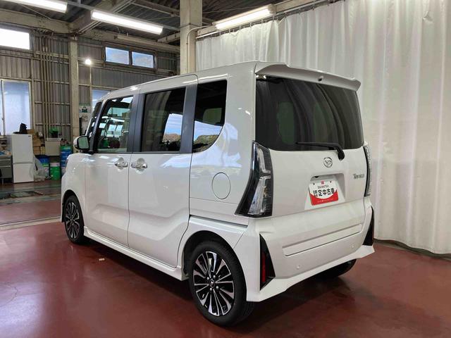 タントカスタムＲＳ元試乗車　ターボ　両側電動スライドドア　レーンキープアシスト　アイドリングストップ　電動格納ミラー　シートヒーター　オートマチックハイビーム　ＬＥＤヘッドランプ　１オーナー　オートライト　スマートキー（長崎県）の中古車