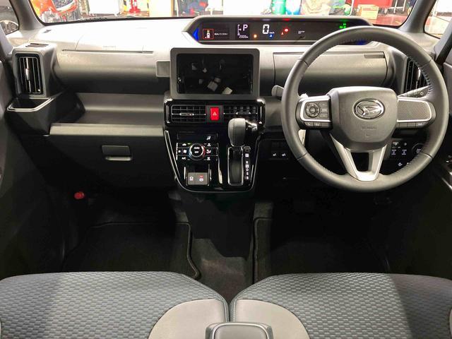 タントカスタムＲＳ元試乗車　ターボ　両側電動スライドドア　レーンキープアシスト　アイドリングストップ　電動格納ミラー　シートヒーター　オートマチックハイビーム　ＬＥＤヘッドランプ　１オーナー　オートライト　スマートキー（長崎県）の中古車