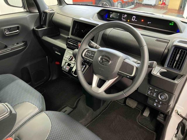 タントカスタムＲＳ元試乗車　ターボ　両側電動スライドドア　レーンキープアシスト　アイドリングストップ　電動格納ミラー　シートヒーター　オートマチックハイビーム　ＬＥＤヘッドランプ　１オーナー　オートライト　スマートキー（長崎県）の中古車