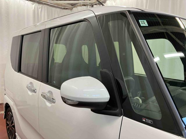 タントカスタムＲＳ元試乗車　ターボ　両側電動スライドドア　レーンキープアシスト　アイドリングストップ　電動格納ミラー　シートヒーター　オートマチックハイビーム　ＬＥＤヘッドランプ　１オーナー　オートライト　スマートキー（長崎県）の中古車