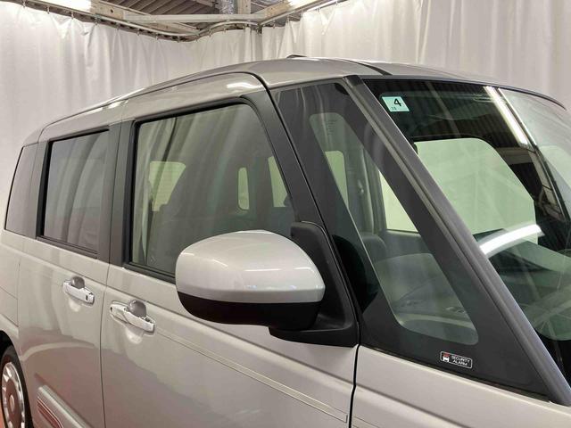 ムーヴキャンバスセオリーＧ　ｅｃｏ　ＩＤＬＥ非装着車届出済未使用車　元展示車　衝突被害軽減システム　電動格納ミラー　ＬＥＤヘッドランプ　シートヒーター　両側電動スライドドア　禁煙　オートライト　ベンチシート　１オーナー　車線逸脱警報　スマートキー（長崎県）の中古車