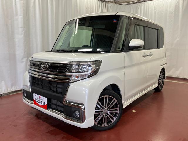 タントカスタムRS トップエディションリミテッドSAIII下取車 ターボ ナビ パノラマモニター ドラレコ シートヒーター ETC 両側電動スライドドア LEDヘッドランプ スマートキー オートマチックハイビーム TV アルミホイール DVD 車線逸脱警報(長崎県)の中古車