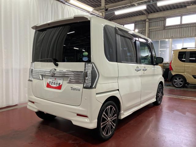 タントカスタムRS トップエディションリミテッドSAIII下取車 ターボ ナビ パノラマモニター ドラレコ シートヒーター ETC 両側電動スライドドア LEDヘッドランプ スマートキー オートマチックハイビーム TV アルミホイール DVD 車線逸脱警報(長崎県)の中古車