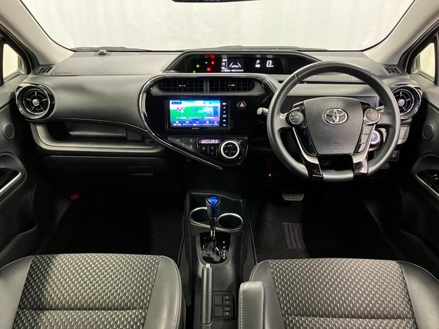 アクアクロスオーバー下取車　ナビ　バックカメラ　ドラレコ　ＥＴＣ　衝突被害軽減システム　横滑り防止装置　レーンキープアシスト　ＬＥＤヘッドランプ　スマートキー　プッシュスタート　純正アルミホイール　フルセグＴＶ（長崎県）の中古車