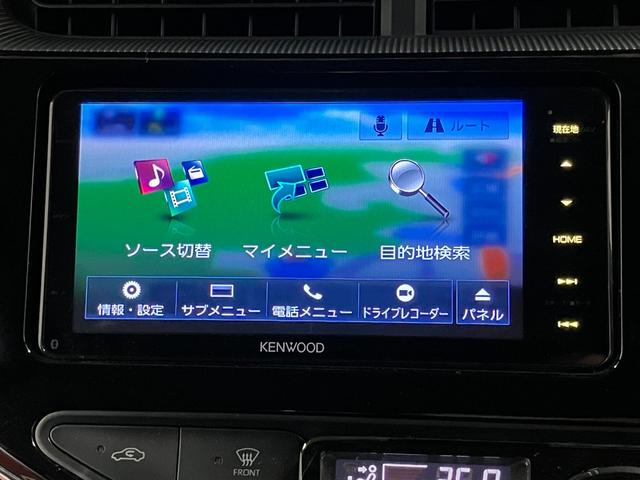 アクアクロスオーバー下取車　ナビ　バックカメラ　ドラレコ　ＥＴＣ　衝突被害軽減システム　横滑り防止装置　レーンキープアシスト　ＬＥＤヘッドランプ　スマートキー　プッシュスタート　純正アルミホイール　フルセグＴＶ（長崎県）の中古車