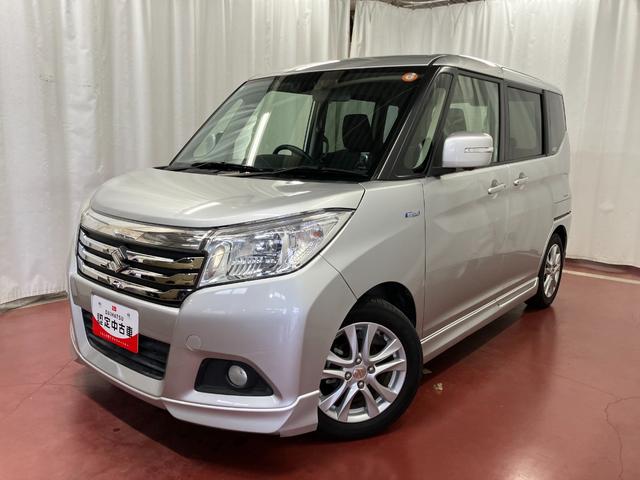 ソリオハイブリッドＭＺ下取車　ナビ　全方位モニター　クルーズコントロール　ドラレコ　両側電動スライドドア　シートヒーター　衝突被害軽減システム　車線逸脱警報　横滑り防止装置　スマートキー　プッシュスタート（長崎県）の中古車