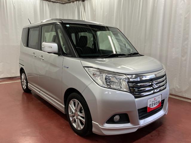 ソリオハイブリッドＭＺ下取車　ナビ　全方位モニター　クルーズコントロール　ドラレコ　両側電動スライドドア　シートヒーター　衝突被害軽減システム　車線逸脱警報　横滑り防止装置　スマートキー　プッシュスタート（長崎県）の中古車