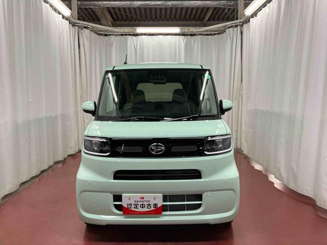 タントＸひょう害車　元試乗車　アイドリングストップ　衝突被害軽減システム　電動格納ミラー　スマートキー　ＬＥＤヘッドランプ　車線逸脱警報　オートマチックハイビーム　片側電動両側スライドドア　１オーナー（長崎県）の中古車