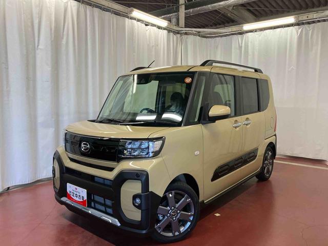 タントファンクロスターボ届出済未使用車　元展示車　ターボ　電動格納ミラー　ＬＥＤヘッドランプ　シートヒーター　衝突被害軽減システム　スマートキー　禁煙　アイドリングストップ　１オーナー　オートライト　オートマチックハイビーム（長崎県）の中古車