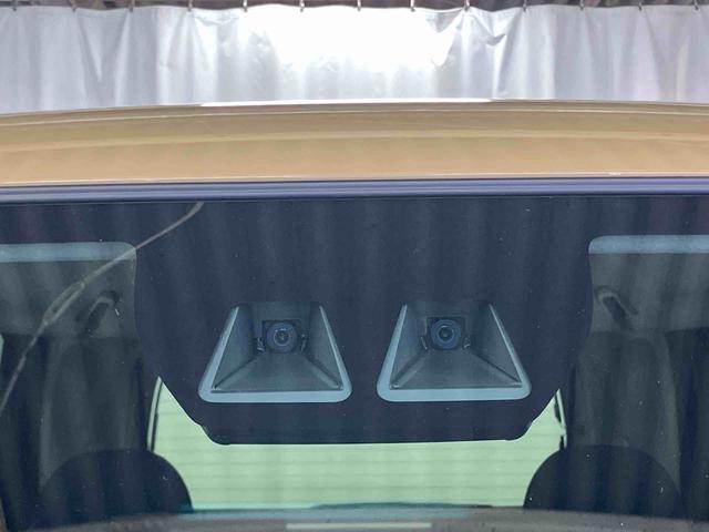 タントファンクロスターボ届出済未使用車　元展示車　ターボ　電動格納ミラー　ＬＥＤヘッドランプ　シートヒーター　衝突被害軽減システム　スマートキー　禁煙　アイドリングストップ　１オーナー　オートライト　オートマチックハイビーム（長崎県）の中古車