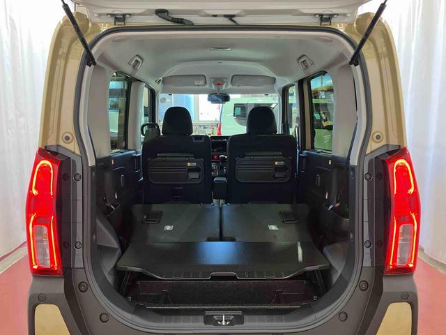 タントファンクロスターボ届出済未使用車　元展示車　ターボ　電動格納ミラー　ＬＥＤヘッドランプ　シートヒーター　衝突被害軽減システム　スマートキー　禁煙　アイドリングストップ　１オーナー　オートライト　オートマチックハイビーム（長崎県）の中古車