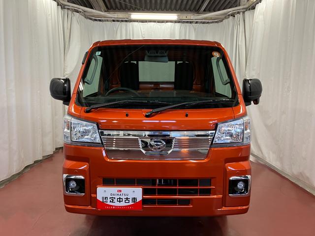 ハイゼットトラックEXT元展示車 4WD CVT車 届出済未使用車 禁煙車 衝突被害軽減システム 横滑り防止装置 プッシュスタート LEDヘッドランプ オートマチックハイビーム 電動格納ドアミラー アイドリングストップ(長崎県)の中古車