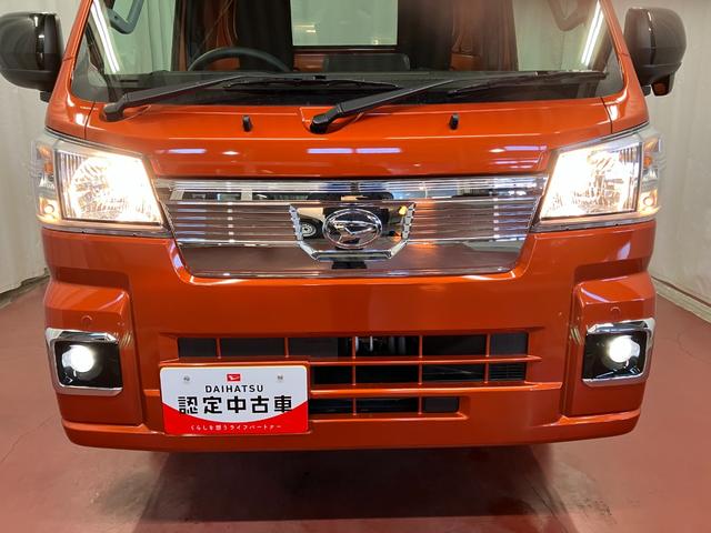 ハイゼットトラックEXT元展示車 4WD CVT車 届出済未使用車 禁煙車 衝突被害軽減システム 横滑り防止装置 プッシュスタート LEDヘッドランプ オートマチックハイビーム 電動格納ドアミラー アイドリングストップ(長崎県)の中古車