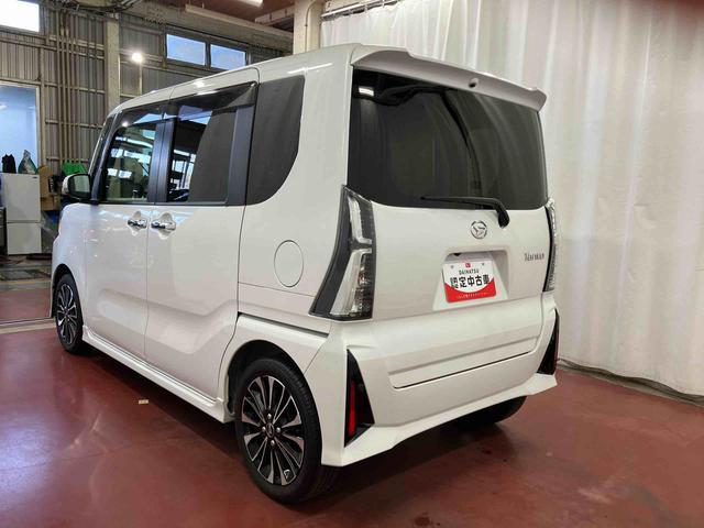 タントカスタムＲＳターボ　ディスプレイオーディオ　衝突被害軽減システム　アイドリングストップ　両側電動スライドドア　ブルートゥース　車線逸脱防止　シートヒーター　ＥＴＣ　スマートキー　衝突安全ボディ　ＬＥＤヘッドランプ（長崎県）の中古車