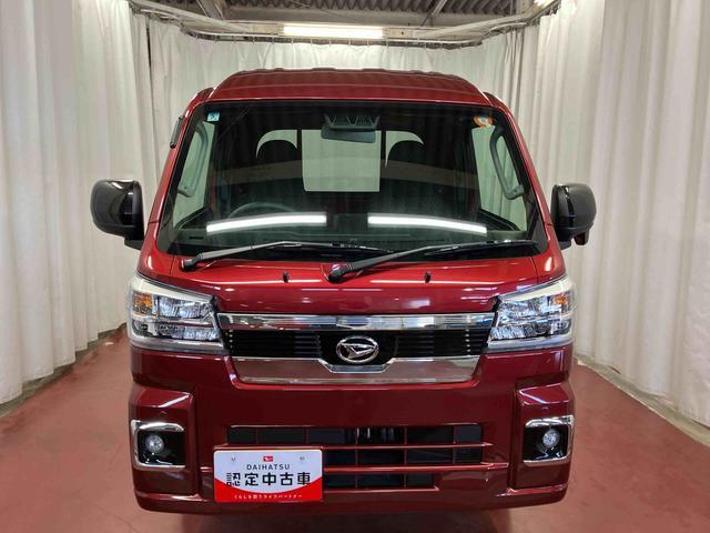 ハイゼットトラックジャンボエクストラ届出済未使用車　元展示車　２ＷＤ　ＣＶＴ　電動格納ミラー　オートマチックハイビーム　禁煙　スマ−トキー　両席エアバッグ　オートライト　記録簿付き　ＬＥＤヘッドランプ　アイドリングストップ　１オーナー（長崎県）の中古車