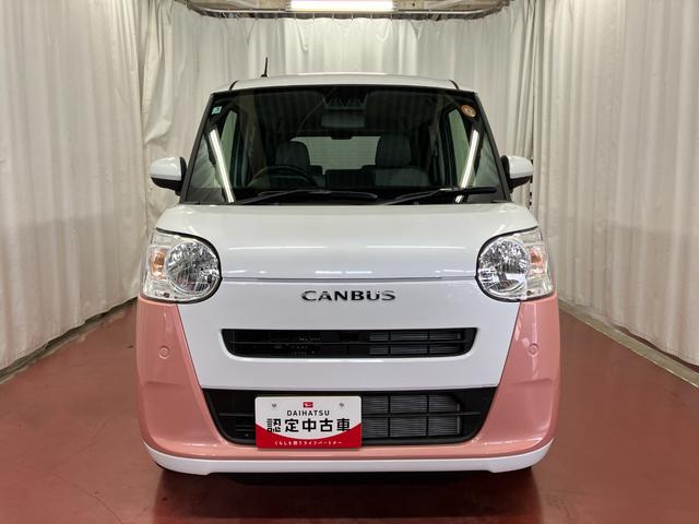 ムーヴキャンバスストライプスＸ届出済未使用車　元展示車　禁煙車　衝突被害軽減システム　盗難防止システム　横滑り防止装置　両側電動スライドドア　ＵＳＢチャージャー　スマートキー　プッシュスタート　アイドリングストップ（長崎県）の中古車