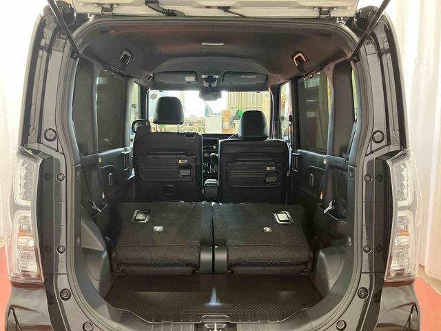 タントカスタムＲＳ届出済未使用車　元展示車　ターボ　１オーナー　衝突被害軽減システム　両側電動スライドドア　車線逸脱防止　シートヒーター　スマートキー　ＬＥＤヘッドランプ　オートマチックハイビーム　オートライト（長崎県）の中古車